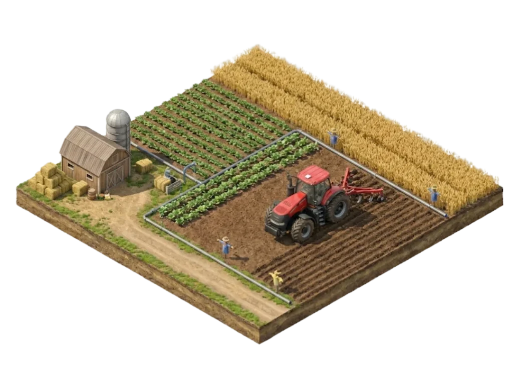 Plataforma de análisis agrícola con indicadores de producción y trazabilidad